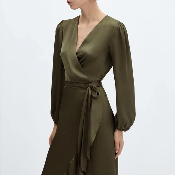 Mango Wrap Dress - Picture 3 of 8